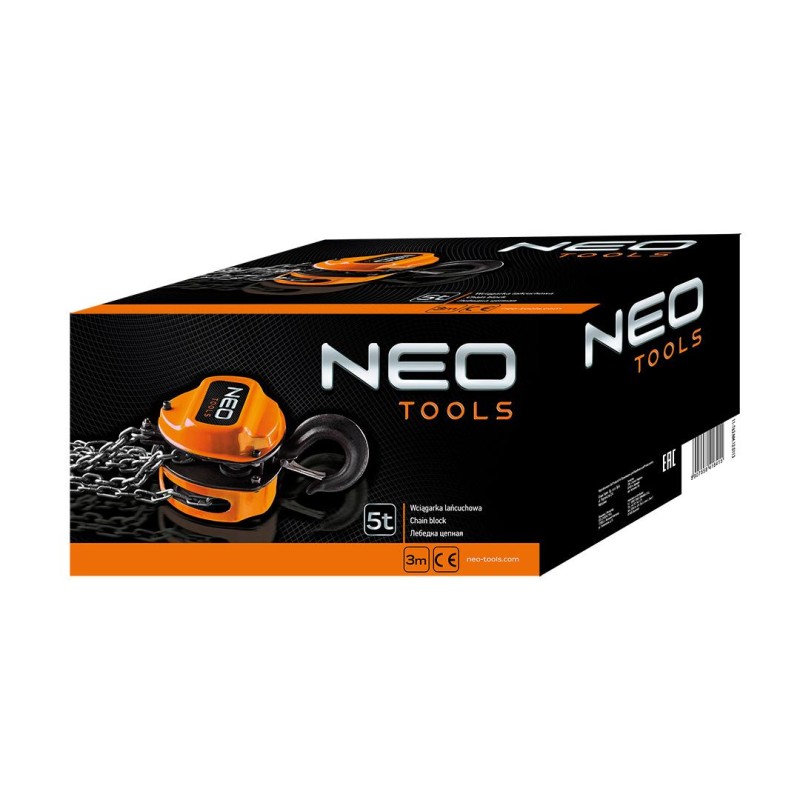 Láncos emelő 5t, 3m NEO TOOLS (11-763) Láncos emelő 5t, 3m NEO TOOLS (11-763)