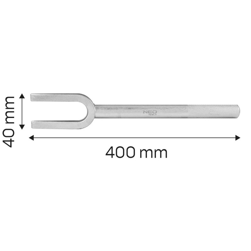 Gömbfejszerelő villa 400mm, kovácsolt (11-806) Gömbfejszerelő villa 400mm, kovácsolt (11-806)