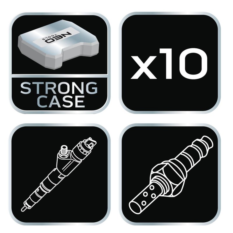 Injektor és lambdaszonda szerelő készlet, 10db (11-882) Injektor és lambdaszonda szerelő készlet, 10db (11-882)