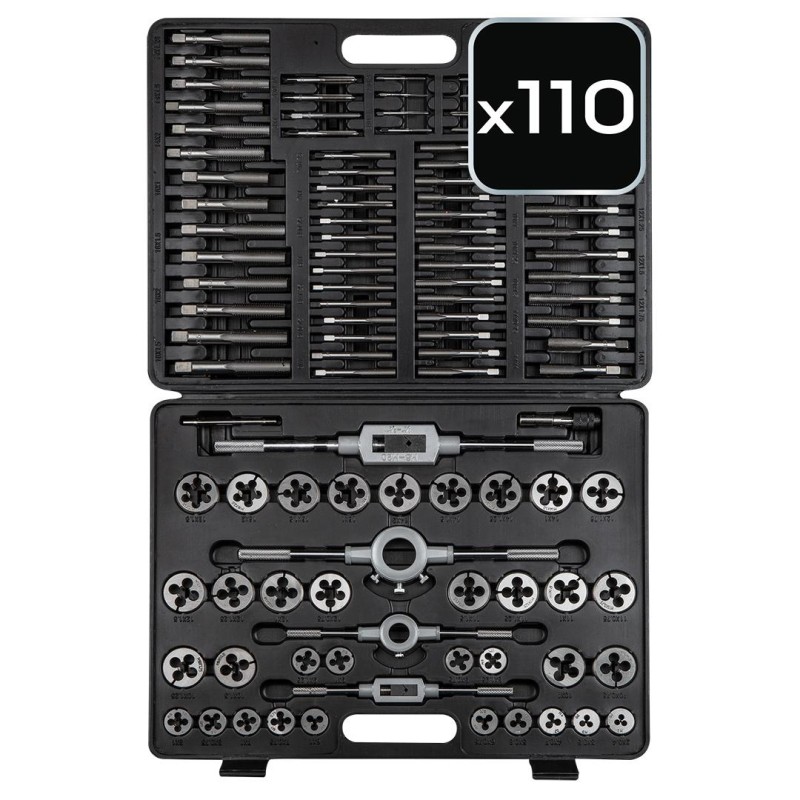 Menetkészítő készlet, 110db (11-915) Menetkészítő készlet, 110db (11-915)