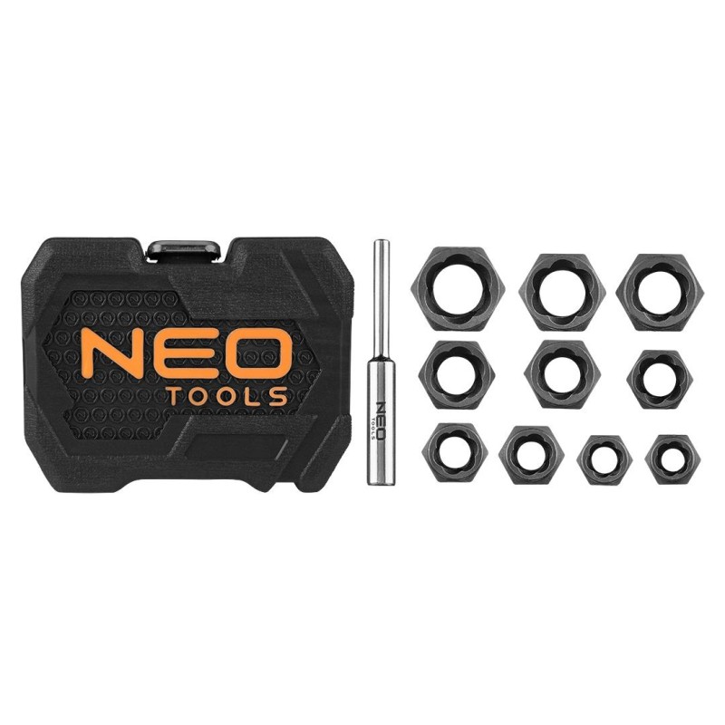 Dugókulcskészlet SÉRÜLT FEJŰ csavarokhoz, 3/8'', 11db (11-922) Dugókulcskészlet SÉRÜLT FEJŰ csavarokhoz, 3/8'', 11db (11-922)