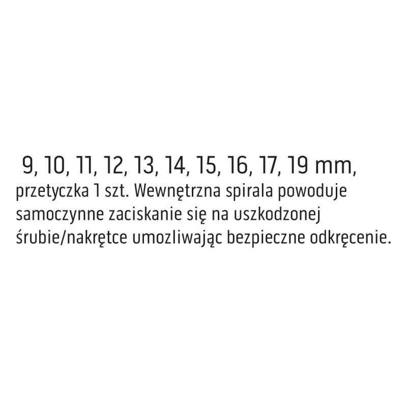 Dugókulcskészlet SÉRÜLT FEJŰ csavarokhoz, 3/8'', 11db (11-922) Dugókulcskészlet SÉRÜLT FEJŰ csavarokhoz, 3/8'', 11db (11-922)