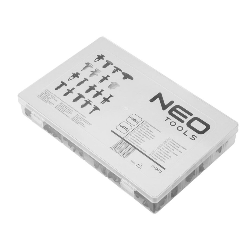 Gépkocsi rögzítő patent készlet, 415db, Ford (11-960)