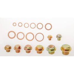 Olajleeresztő csavar és rézalátét készlet, 534db (11-974) Olajleeresztő csavar és rézalátét készlet, 534db (11-974)