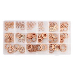 Réz alátét készlet, 150db (11-979) Réz alátét készlet, 150db (11-979)