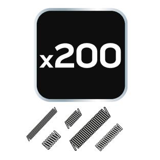 Rugókészlet, 200db (11-980)