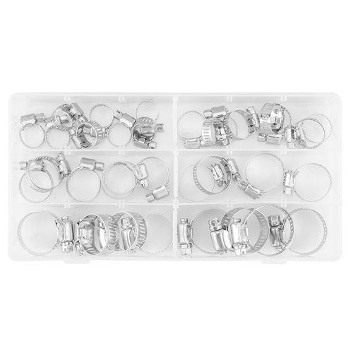 Tömlőbilincs készlet, 34db (11-981) Tömlőbilincs készlet, 34db (11-981)