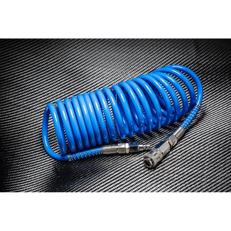 Pneumatikus spiráltömlő, 6,5 x 10mm x 15m, PU (12-072) Pneumatikus spiráltömlő, 6,5 x 10mm x 15m, PU (12-072)