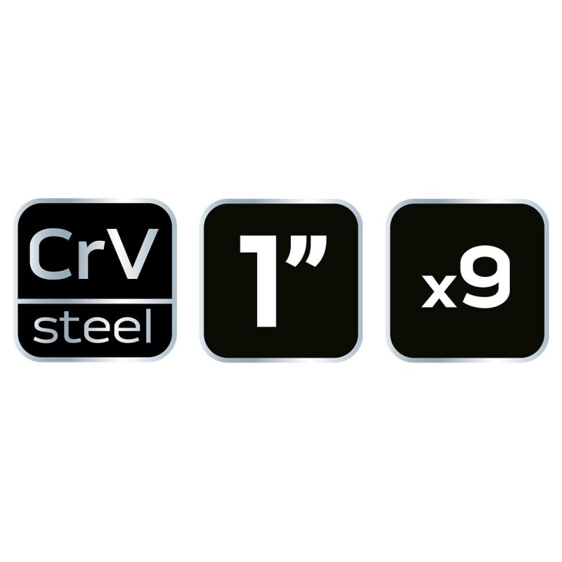 Gépi Dugókulcskészlet CRV 10db 27-50 (12-105) Gépi Dugókulcskészlet CRV 10db 27-50 (12-105)