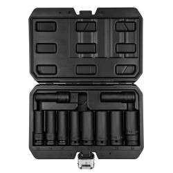 Gépi Dugókulcskészlet 1/2'' 10db HOSSZÚ 10-24 CR-MO (12-107) Gépi Dugókulcskészlet 1/2'' 10db HOSSZÚ 10-24 CR-MO (12-107)