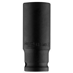 Hosszú Gépi dugókulcs 1/2'', 22mm, Cr-Mo (12-322)