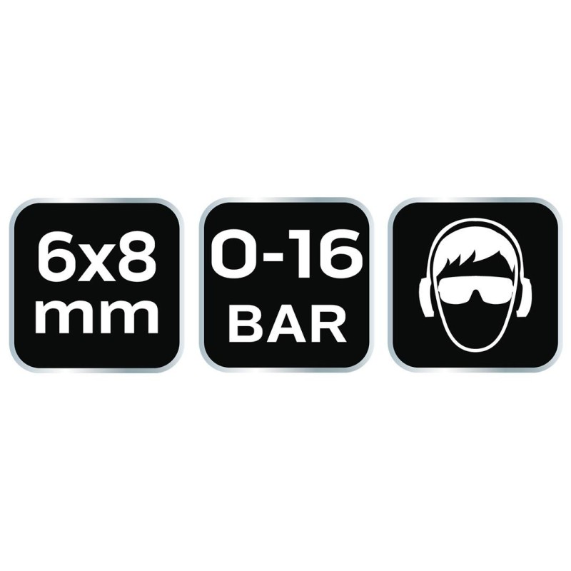 Pneumatikus gyorscsatlakozó ellendarab, 6mm tömlővéges, védőrugós (12-605) Pneumatikus gyorscsatlakozó ellendarab, 6mm tömlővéges, védőrugós (12-605)