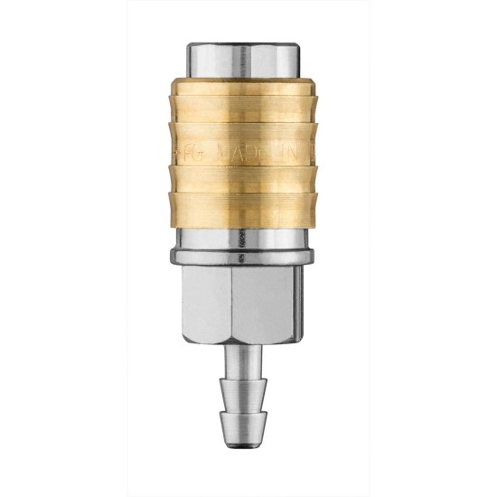 Pneumatikus gyorscsatlakozó, tömlővéges, 7mm (12-620)