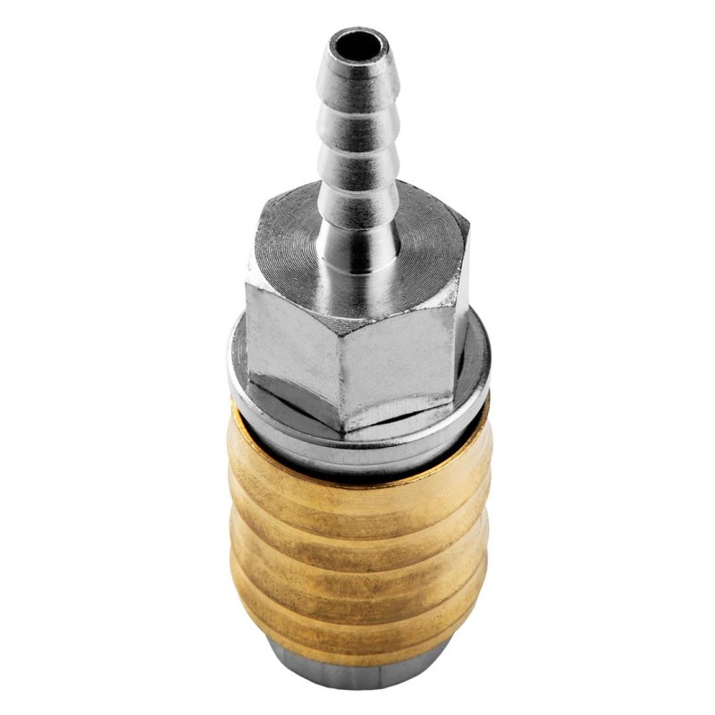 Pneumatikus gyorscsatlakozó, tömlővéges, 7mm (12-620)