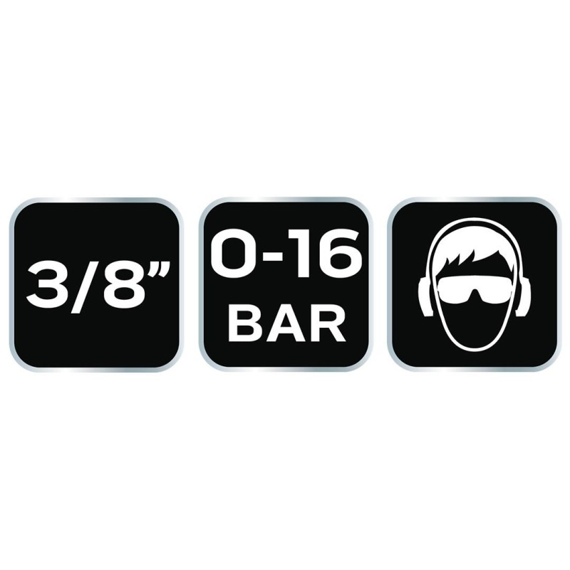 Pneumatikus gyorscsatlakozó 3/8'' küsőmenet (12-636) Pneumatikus gyorscsatlakozó 3/8'' küsőmenet (12-636)