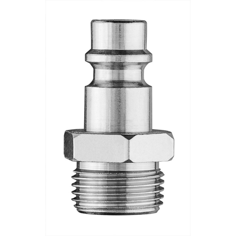 Pneumatikus gyorscsatlakozó + ellendarab, 3/8'' külsőmenet (12-646) Pneumatikus gyorscsatlakozó + ellendarab, 3/8'' külsőmenet (12-646)