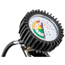 Pneumatikus kerékfúvó pisztoly, nyomásmérővel 80mm, dupla teherautó kerekekhez (14-716) Pneumatikus kerékfúvó pisztoly, nyomásmérővel 80mm, dupla teherautó kerekekhez (14-716)