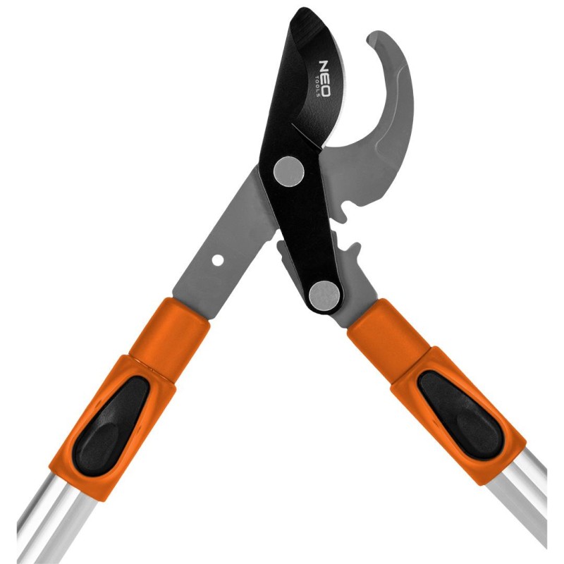 Ágvágó, mellévágó, áttételes, teleszkópos 665-965mm, vágókap.: 42mm, alu nyél, teflon, 40% plusz erőátvitel (15-253) Ágvágó, mellévágó, áttételes, teleszkópos 665-965mm, vágókap.: 42mm, alu nyél, teflon, 40% plusz erőátvitel (15-253)