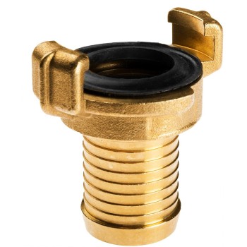 Réz tömlőcsatlakozó, körmös, bajonett záras, 1'' (15-623)