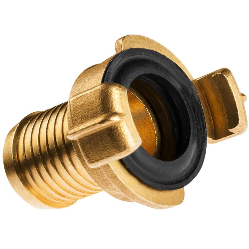 Réz tömlőcsatlakozó, körmös, bajonett záras, 1'' (15-623) Réz tömlőcsatlakozó, körmös, bajonett záras, 1'' (15-623)