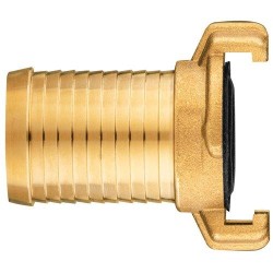 Réz tömlőcsatlakozó, körmös, bajonett záras, 1 1/4'' (15-624)