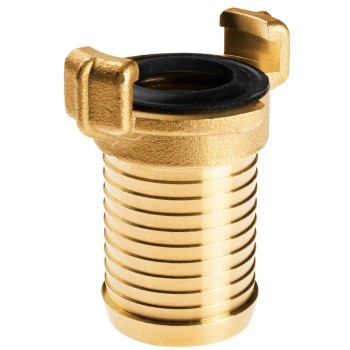 Réz tömlőcsatlakozó, körmös, bajonett záras, 1 1/4'' (15-624)