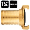 Réz tömlőcsatlakozó, körmös, bajonett záras, 1 1/4'' (15-624)