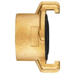 Réz gyorscsatlakozó, belső menetes, körmös, bajonett záras 1'' (15-632)