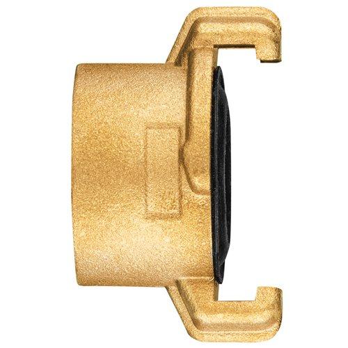 Réz gyorscsatlakozó, belső menetes, körmös, bajonett záras 1'' (15-632)