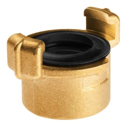 Réz gyorscsatlakozó, belső menetes, körmös, bajonett záras 1'' (15-632)