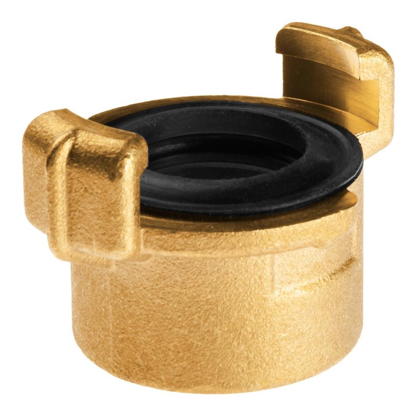 Réz gyorscsatlakozó, belső menetes, körmös, bajonett záras 1'' (15-632)