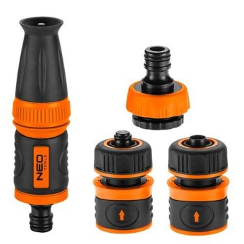 Öntözőfej csatlakozókkal 1/2'', 4db (15-710)