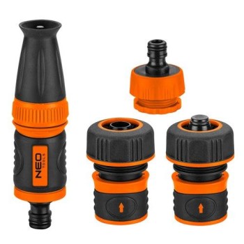 Öntözőfej csatlakozókkal 3/4'', 4db (15-711)