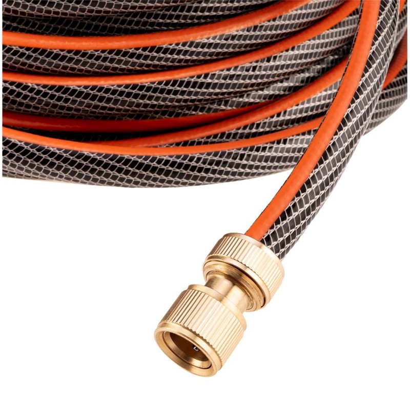 Tömlő gyorscsatlakozó 1/2'', vízstoppos, réz (15-731)