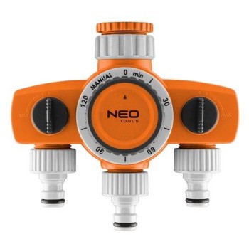 Mechanikus öntözőidőzítő óra, 3 utas, max.120perc (15-750)