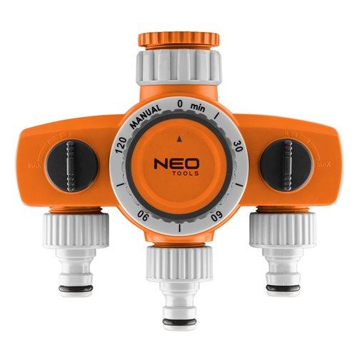 Mechanikus öntözőidőzítő óra, 3 utas, max.120perc (15-750)