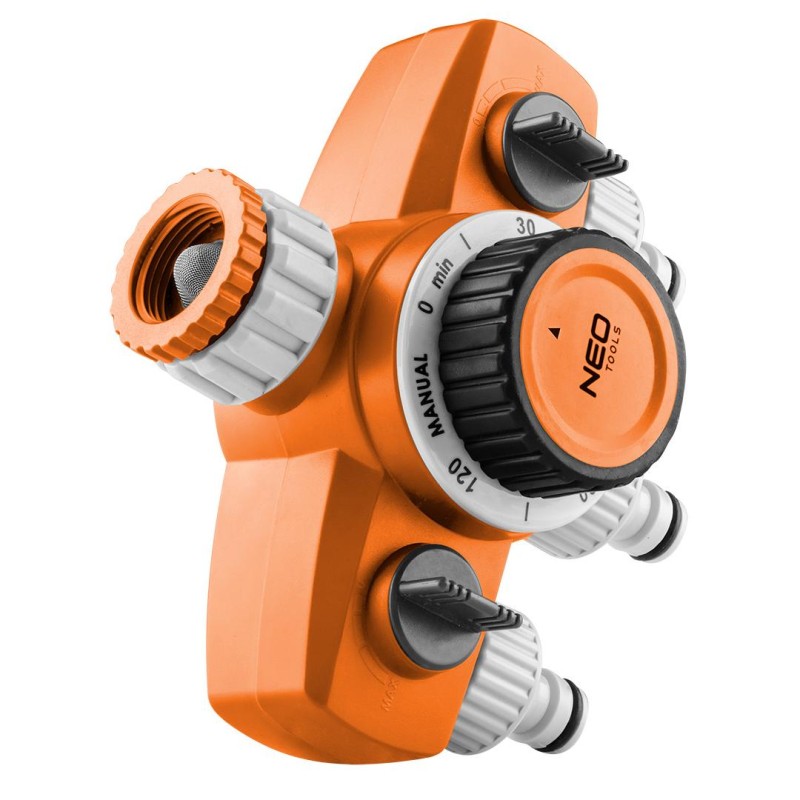 Mechanikus öntözőidőzítő óra, 3 utas, max.120perc (15-750)