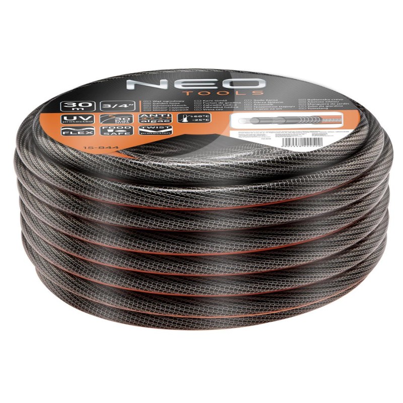 Locsolótömlő 3/4''x30 m, 6 rétegű PROFESSIONAL (15-844)