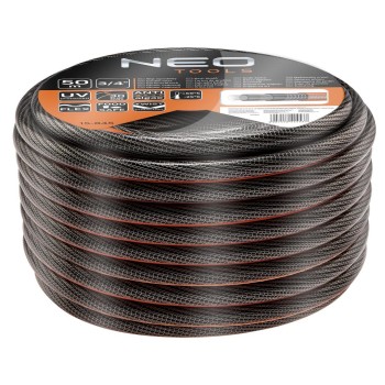 Locsolótömlő 3/4''x50 m, 6 rétegű PROFESSIONAL (15-845)