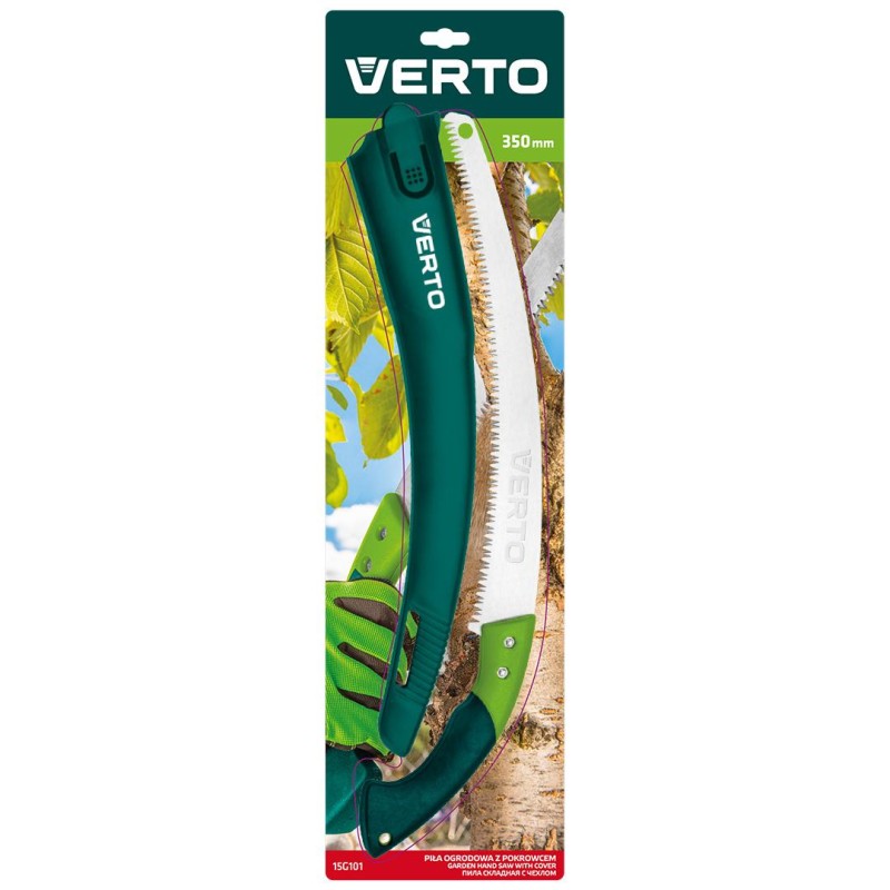 Ágvágó fűrész, fűrészlap: 350mm, 7 TPI, övre csatolható védőtokkal (15G101)