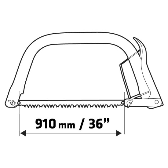 Keretes fűrész 910mm 36'' (15G156)