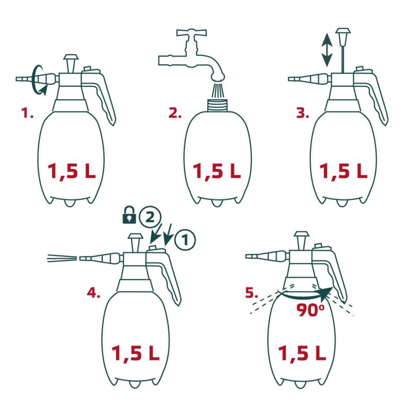 Permetező 1.5 L (15G502)