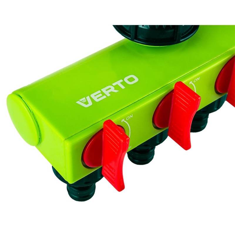 Vízelosztó, 4 utas, Csapcsatlakozó, zárható (15G761)