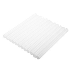 Ragasztópatron, 11x250mm, 12db, 300g, átlátszó fehér (17-113)