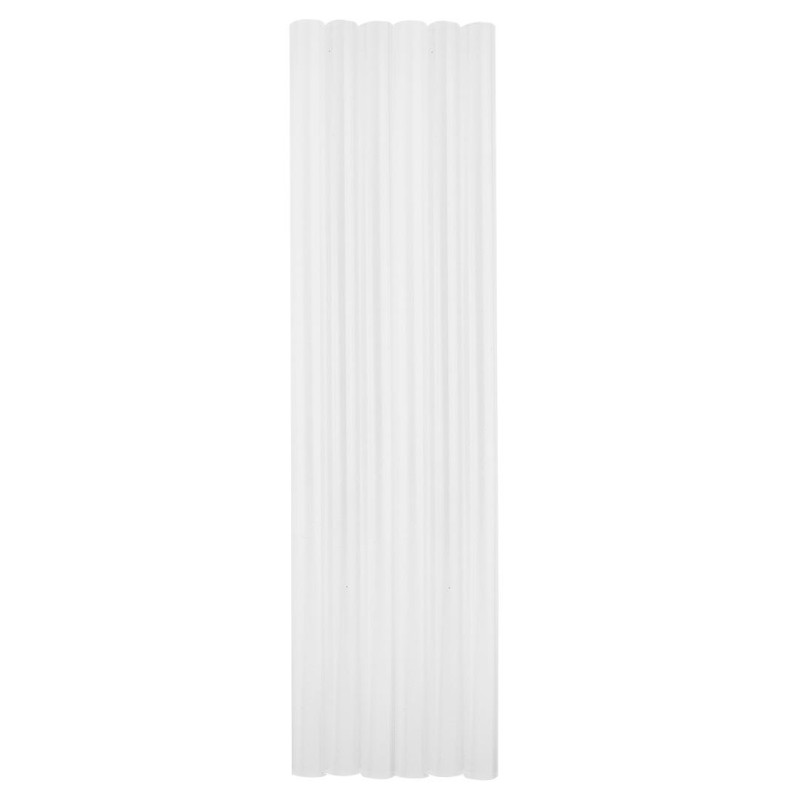 Ragasztópatron, 11x250mm, 12db, 300g, átlátszó fehér (17-113)
