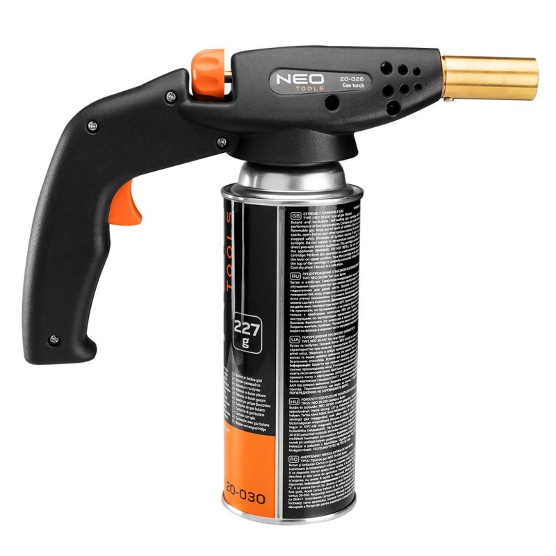 Gázforrasztó fej, eldobható patronhoz, piezós (20-026) Gázforrasztó fej, eldobható patronhoz, piezós (20-026)