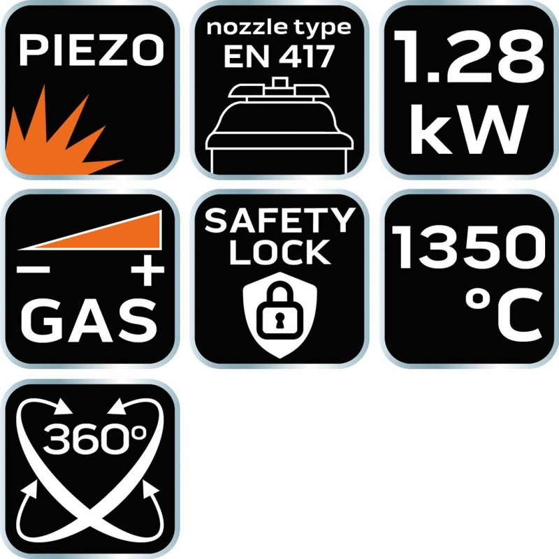 Gázforrasztó fej, eldobható patronhoz, piezós (20-026) Gázforrasztó fej, eldobható patronhoz, piezós (20-026)