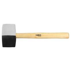 Gumikalapács 63mm 680g FEKETE FEHÉR (25-068) Gumikalapács 63mm 680g FEKETE FEHÉR (25-068)