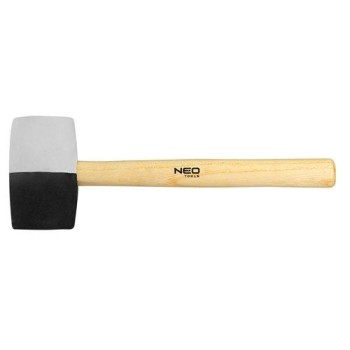 Gumikalapács 63mm 680g FEKETE FEHÉR (25-068) Gumikalapács 63mm 680g FEKETE FEHÉR (25-068)