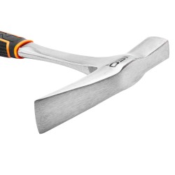 Kőműveskalapács keskeny fejjel, 600g, monoblokk, kétkomponensű markolat (25-106) Kőműveskalapács keskeny fejjel, 600g, monoblokk, kétkomponensű markolat (25-106)